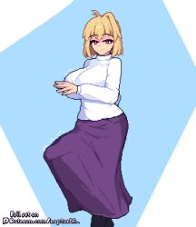 1futa ahoge arcueid_brunestud ass big_ass big_breasts big_penis blonde_hair breasts cock dickgirl enormous_penis futa_only futanari hair_intakes huge_cock hyper hyper_penis intersex large_penis long_skirt looking_at_viewer melty_blood_arcueid_figure_(meme) meme motion_lines pixel_art purple_skirt raptorbr red_eyes short_hair skirt smile solo sweater throbbing throbbing_penis tsukihime turtleneck_sweater white_sweater wide_hips