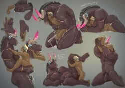 2026 anthro anthro_penetrated anthro_penetrating anthro_penetrating_human asterius_(hades) balls biped black_hair blonde_hair bodily_fluids bovid bovine cattle creepy_gun cum cum_in_ass cum_inside dialogue digital_media_(artwork) docking duo encouragement english_text erection european_mythology facial_piercing flaccid foreskin foreskin_play from_behind_position from_front_position genital_fluids genitals greek_mythology hades_(game) hair hand_holding hi_res horn human human_on_anthro human_penetrated human_penetrating human_penetrating_anthro humanoid_genitalia humanoid_penis interspecies kissing kneeling larger_anthro larger_male larger_penetrated laurel_wreath lying male male/male male_on_anthro male_on_human male_penetrated male_penetrating male_penetrating_male mammal minotaur muscular muscular_anthro muscular_male mythology nose_piercing nose_ring on_back on_front oral oral_penetration penetration penile penis piercing ring_piercing sex size_difference smaller_human smaller_male smaller_penetrated stand_and_carry_position standing standing_sex text theseus_(hades) versatile