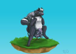 absurd_res animal_genitalia anthro balls big_balls big_sheath bodily_fluids farnix genitals hi_res horn huge_balls hyper hyper_balls hyper_genitalia lactating machine male mammal mephitid milk milk_tank milking_machine nut_udders overweight paws penis sheath skunk solo tafy_tail tail tank_(disambiguation) teats tube udder_balls udders unusual_anatomy unusual_genitalia unusual_penis