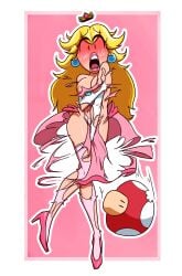 mega mushroom from mario (series) by brapplesauce