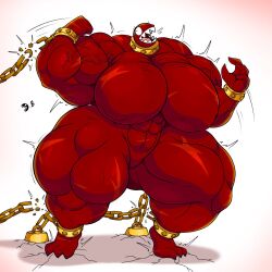 2d 2d_(artwork) 2d_artwork breasts chain_chomp chained female hips large_ass large_breasts large_butt large_thighs larger_female mario_(series) muscles muscular muscular_female omegabrawl red_body red_skin scars sharp_teeth solo thick thick_ass thick_butt thick_hips thick_legs thick_thighs thighs wide_ass wide_hipped_female wide_hips wide_thighs