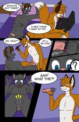 comic drawing_transformation furry gay jasentamiia male mefis neybulot no_humans rubber tagme transformation