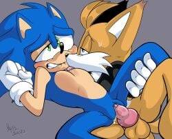 absurd_res andromorph andromorph/male andromorph_penetrated anthro bite_mark blue_body blue_eyes bodily_fluids canid canine chest_lick clitoris clothing cuntboy cuntboy/male cuntboy_penetrated digital_drawing_(artwork) digital_media_(artwork) duo erection eulipotyphlan fox from_behind_position fur genital_fluids genitals gloves green_eyes hand_on_leg handwear hedgehog hi_res intersex intersex/male intersex_penetrated licking looking_pleasured male male_penetrating male_penetrating_andromorph male_penetrating_intersex mammal martyjade23 mostly_nude netflix orange_body orange_fur penetration penile penile_penetration penis penis_in_vagina raised_leg sega sex shaded simple_background simple_shading sonic_(series) sonic_prime sonic_the_hedgehog sonic_the_hedgehog_(series) spread_legs spreading tail tails_nine tan_arms teeth tongue tongue_out vaginal_penetration vulva