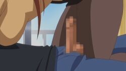 animated boy clothed clothed_female clothed_male gif girl hentai_series in_bed male/female older_female poro rubbing_penis student_and_teacher triangle_blue younger_male
