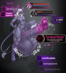 1futa 1girls 2025 abs animal_ears areolae ass balls balls_clench big_breasts blush blush_lines breasts clariarikari cock_vore color death english_text equine_penis erection eyes_rolling_back fatal_vore flared_penis futa_on_female futanari gameplay_mechanics green_eyes half-closed_eyes hearts_around_head hooves horns horsecock horsecock_on_humanoid intersex kaelpus leaking_precum muscular_futa muscular_futanari nipples original_characters penis pink_eyes pointed_ears precum predator/prey prey_bulge prey_outline purple_skin snuff tail thick_lips thighs toned_stomach toned_thighs two-tone_eyes veiny_penis vore white_hair yellow_eyes