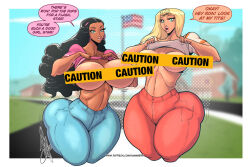 2girls ass ass_bigger_than_head big_ass big_breasts big_thighs blonde_female blonde_hair breasts breasts_bigger_than_head bubble_ass bubble_butt bust busty chest crossover curvaceous curvy curvy_figure danny_phantom digital_media_(artwork) disney enormous_ass enormous_breasts enormous_thighs fat_ass female gigantic_ass gigantic_breasts gigantic_thighs henrik-drake hhammerh hips hourglass_figure huge_ass huge_breasts huge_thighs hyper_ass kim_possible large_ass large_breasts large_thighs latina latina_female legs massive_ass massive_breasts mature mature_female name_drop nickelodeon paulina_sanchez ron_stoppable round_ass rsahnp slim_waist star_(danny_phantom) tan-skinned_female tan_body tan_skin thick thick_ass thick_hips thick_legs thick_thighs thighs thighs_bigger_than_head voluptuous waist wide_ass wide_hips wide_thighs