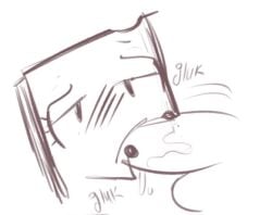 animate_inanimate battle_for_dream_island blowjob book_(bfdi) monochrome object_shows sucking_penis