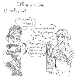 2girls breasts covering embarrassed female monochrome nairod103098 nude spider spider_girl tagme