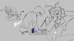 creampie cuntboy deltarune gay internal_view original_character portal_fleshlight tenna_(deltarune) undertale_(series) vaginal_sex yaoi