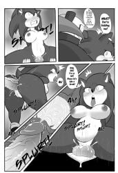 1boy 1girls anthro arms blowjob breasts comic cum cum_in_pussy dr._eggman eggman female male male/female part_5 penis penis_in_pussy rule_63 scocks4you sega sex sonic_(series) sonic_the_hedgehog sonic_the_hedgehog_(series) straight straight_sex