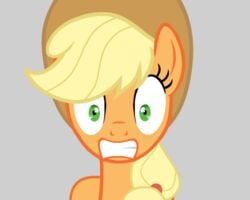 animated applejack_(mlp) equine female friendship_is_magic horse my_little_pony pony smooth_skin tentacle tiarawhy