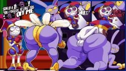 andrews38369 animated clown crossdressing dialogue femboy forced futanari glitch_productions jax_(tadc) jax_(the_amazing_digital_circus) jester long_penis pomni pomni_(the_amazing_digital_circus) rabbit tagme video