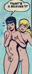 archie_comics beaver betty_and_veronica betty_cooper lesbian nude nude_female veronica_lodge