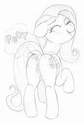 anus ass brainsister fart fluttershy_(mlp) friendship_is_magic my_little_pony nude pussy smell straight_hair