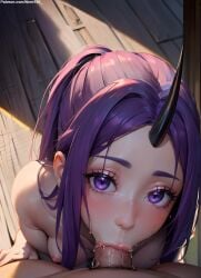 1boy 1boy1girl 1girls 2d ai_generated athletic athletic_female bare_shoulders belly big_breasts blowjob blowjob_face blush blush breasts breasts_apart breasts_bigger_than_head chest curvy curvy_figure cute cute_face deep_blowjob deep_throat deepthroat demon demon_girl detailed eye_contact eyelashes eyeshadow fellatio female female_only fit fit_female focus high_quality horn huge_breasts large_breasts legs light-skinned_female light_skin lips lipstick long_hair looking_at_viewer looking_up makeup mascara midriff naked navel nero100 oral oral_penetration oral_sex pale-skinned_female pale_skin posing purple_eyes purple_hair sagging_breasts seductive seductive_look shion_(tensei_shitara_slime_datta_ken) sloppy sloppy_blowjob stable_diffusion tagme tensei_shitara_slime_datta_ken that_time_i_got_reincarnated_as_a_slime thighs