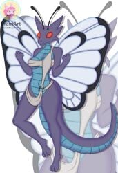 adopt adoptable anthro butterfree comission comissions dragon female non-mammal_breasts pokemon pokemon_(species) scalie ych