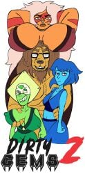 cartoon_network jasper_(steven_universe) lapis_lazuli_(steven_universe) lars_lionheart peridot_(steven_universe) robinebra steven_universe thesmuttiestbeast