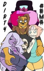 amethyst_(steven_universe) cartoon_network female garnet_(steven_universe) lars_lionheart male pearl_(steven_universe) robinebra steven_universe thesmuttiestbeast