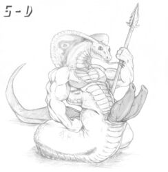 1boy 5-d big_penis diphallia diphallism erection forked_tongue hemipenes huge_cock looking_at_viewer male male_only monochrome multi_penis muscle muscular naga penis polearm reptile scalie sketch snake snake_tongue solo spear tongue tongue_out weapon