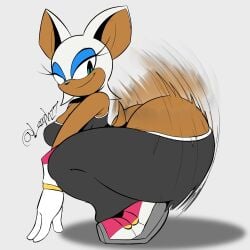 1girls ass_clap ass_clapping big_ass bottom_heavy bubble_butt butt_clap butt_clapping clap clapping clapping_ass clapping_butt clapping_buttocks clapping_cheeks fully_clothed furry half-closed_eyes huge_ass leaph77 mario_and_sonic_at_the_olympic_games needarefill77 pants_down rouge_the_bat rouge_the_bat_(olympic_games) rouge_the_rider smile sonic_(series) squatting throwing_it_back twerk twerking twerking_position twitter_username