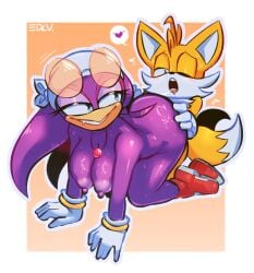 2025 absurd_res anal anthro anthro_on_anthro areola ass avian big_areola big_breasts big_butt big_nipples bird blue_eyes blush bodily_fluids breasts canid canine clothing duo edalv eyewear eyewear_on_head female footwear fox fur gloves handwear heart_symbol hi_res hirundinid huge_areola huge_breasts huge_butt huge_nipples kerchief looking_at_another looking_at_partner looking_back looking_back_at_another looking_back_at_partner male male/female mammal mostly_nude nipples open_mouth oral oscine passerine purple_body rimming sega sex shoes simple_background smile smiling_at_another smiling_at_partner sonic_riders sonic_the_hedgehog_(series) sunglasses sunglasses_on_head swallow_(bird) sweat tails wave_the_swallow white_body white_fur yellow_body yellow_fur