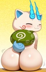 1anthro :3 abstract_background accurate_art_style adorable adorable_face ai_assisted ai_generated ambiguous_anthro ambiguous_gender anthro anthro_focus anthro_only ass ass_cheeks ass_focus back_focus back_view big_ass blue_inner_ear blue_tail blush blush_lines blushing_at_viewer blushing_female bubble_butt butt_cheeks butt_focus canine cat_ears chibi civitai closed_eyes coloredbin.ai curvy curvy_ass curvy_body curvy_butt curvy_figure curvy_thighs cute cute_face domestic_dog face_markings feline_ears female foo_dog full_body full_body_view fully_naked fully_naked_anthro fully_nude fully_nude_anthro gigantic_ass glossy_body glossy_skin green_bag guardian_spirit huge_ass huge_butt koma-san komainu komasan light_body light_fur looking_at_viewer looking_back looking_back_at_viewer petite petite_body pink_nose plump_ass plump_butt round_ass round_butt shiny_ass shiny_butt shiny_skin sitting sitting_down sitting_on_floor smile smiling smiling_at_viewer soft_ass soft_butt solo solo_anthro solo_focus swirl_pattern tail thick_ass thick_thighs yellow_background yo-kai_watch yokai youkai youkai_(youkai_watch) youkai_watch