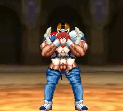 1boy 1girls american_football_uniform animated animated_image balls big_balls big_penis breasts breasts_out brian_battler clothed clothed_sex clothes_pull crossover dhatz female female_penetrated fire_emblem fire_emblem_awakening football_(american) football_helmet full_nelson full_nelson_(legs_held) full_nelson_vaginal human human_female human_male human_only larger_male light-skinned_female light-skinned_male light_skin m.u.g.e.n male male/female male_penetrating male_penetrating_female medium_breasts nintendo not_public_mod pants pants_down pants_pull penetration penis penis_in_pussy pixel_animation pixel_art pussy rape red_eyes red_hair severa_(fire_emblem) sex smaller_female smaller_penetrated snk sportswear standing standing_full_nelson standing_sex twintails vaginal vaginal_only