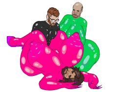 black_bodysuit black_latex_bodysuit busty_boy cum_on_breasts fag_daddy femdaddy gay green_bodysuit green_latex_bodysuit heels huge_ass huge_breasts huge_butt huge_cock huge_nipples huge_thighs kittyx3meow male male_only pink_bodysuit pink_heels pink_latex_bodysuit slutty slutty_daddy top_daddy yaoi
