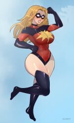 ms. marvel from marvel by lewdshock