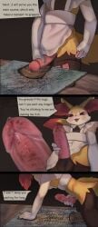 absurd_res anthro braixen city condom generation_6_pokemon genitals hi_res macro male micro musk nintendo penis pokemon pokemon_(species) sexual_barrier_device solo ti-suger