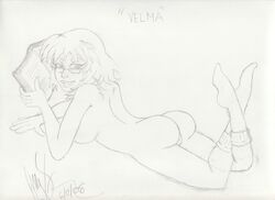 gstevensart hanna-barbera monochrome pussy scooby-doo velma_dinkley