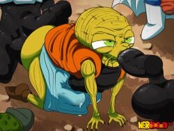 4:3 4_fingers alien annoyed anthro armor ass babidi balls big_balls big_butt big_dom_small_sub big_eyes big_penis black_bodysuit black_clothing black_latex black_nails black_penis black_shirt black_skinsuit black_topwear blue_bottomwear blue_clothing blue_pants blue_skirt bodily_fluids bodysuit boots bottomwear brown_clothing brown_footwear brown_shoes bulge cape cel_shading cloak clothed clothed_sex clothing clothing_aside colored_nails dabura day detailed_bulge disembodied disembodied_penis dominant dragon_ball dragon_ball_z dripping erection eyebrows fellatio fingers footwear foreskin genital_fluids genital_outline genital_raphe genitals glans glistening glistening_clothing glistening_genitalia glistening_penis glistening_skinsuit green_eyes green_penis group group_sex hair hands_on_ground hi_res hot_dogging huge_balls humanoid humanoid_genitalia humanoid_penis kneeling latex latex_bodysuit latex_clothing latex_skinsuit majin male male/male male_penetrated male_penetrating male_penetrating_male nails narrowed_eyes ner0_kobold oral oral_penetration orange_cloak orange_clothing orgy outside outside_sex pants penetration penile penis penis_in_mouth penis_on_butt penis_outline precum precum_drip raphe_(anatomy) red_penis scrotal_raphe scrotum_flap segmented_arms sex shaded shirt shoes simple_background size_difference skinsuit skirt sleeveless_clothing sleeveless_shirt solo_focus spiked_penis spikes spikes_(anatomy) submissive submissive_male thick_thighs tight_clothing topwear vein veiny_penis whiskers white_armor white_boots white_cape white_clothing white_footwear wide_hips wrinkled_nose wrinkled_skin yellow_body yellow_skin