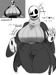 fem gaster from deltarune by khiartz