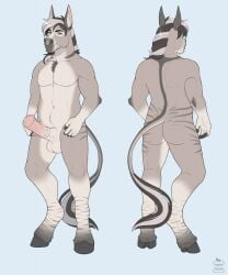 anatomically_correct anatomically_correct_genitalia anatomically_correct_penis animal_genitalia animal_penis anthro apple-faced arm_tuft asinus balls big_penis biped black_hair blue_background blue_eyes chest_tuft chin_tuft donkey elbow_tuft equid equine equine_genitalia equine_penis erection facial_tuft front_view fur genitals grey_body grey_fur hair hi_res hooves looking_at_viewer male male_anthro mammal medial_ring model_sheet mouth_closed multicolored_hair nude pecs penis pink_penis rear_view rocko_(neonwo) simple_background solo standing tail tail_tuft tuft two_tone_hair unguligrade vein veiny_penis white_balls white_body white_fur white_hair white_penis