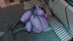 1girls 3d 3d_(artwork) alien alien_girl alien_humanoid alternate_version belly big_belly big_breasts breasts buttblenderer fat fat_female female female_focus female_only huge_belly huge_boobs huge_breasts laying_on_bed laying_on_side looking_at_viewer loving_gaze mass_effect obese obese_female purple_skinned_female quarian resting solo solo_female solo_focus tali'zorah_nar_rayya