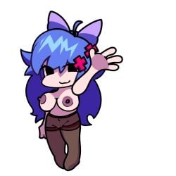 1girls areolae artist_request big_breasts black_eyes blue_hair breasts female female_only fnf fnf_mod fnf_mods friday_night_funkin friday_night_funkin_mod light-skinned_female light_skin moana_melville naked nipples oc original_character pussy sex sexy tagme tits white_background