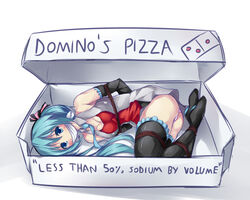 domino's_pizza hatsune_miku tagme vocaloid