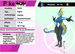 1girls 5_fingers anthro anthro_only areola areolae at belly_button big_breasts big_thighs bikini blue_body breast breasts eyelashes eyes female female_focus female_only generation_8_pokemon half-closed hips humanoid inteleon look nipples nude own_breast pokemon pokemon_(species) seductive sling slingshot smiling smirking smug solo thick_thighs thighhighs thighs viewer yellow zoebanette405