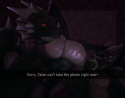 2024 2_horns anthro bara black_body black_sclera blue_body bodily_fluids chin_spikes claws cum cum_on_body cum_on_mask dorsal_fin dorsal_frill dragon ear_fins facial_spikes fellatio fin frill_(anatomy) genital_fluids genitals grey_body hair hand_on_head hi_res horn kendryzak leaking_cum male mask mask_on_head multicolored_body musclegut muscular mythological_creature mythological_scalie mythology negadrake oral penile penis photo red_eyes scales scalie sex spikes spikes_(anatomy) spines ventral_scales wearing_mask white_hair wikiwarrior wings yaoi