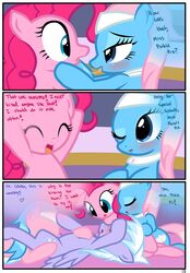 2013 aloe_(mlp) blue_eyes blush cloud_chaser_(mlp) comic cunnilingus cutie_mark dialog earth_pony english_text equine eye_contact eyes female female_only friendship_is_magic fur group hair horse looking_at_another lotus_blossom mouth multiple_females my_little_pony open_mouth oral oral_sex pegasus pink_fur pink_hair pinkie_pie_(mlp) pony pyruvate saliva saliva_string sex straight_hair text tongue tongue_out vaginal_penetration wings yuri