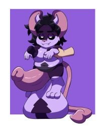 absurd_res anthro ball_markings balls bangs belly big_balls big_breasts big_nipples big_penis big_tail black_hair black_sclera breasts buttons_(nipples) chibi corruption dangling dangling_legs demon erect_nipples erection eyeshadow fangs fur genital_markings genitals grey_body grey_fur gynomorph hair half-closed_eyes held_up hi_res horn huge_balls huge_cock huge_nipples hyper hyper_balls hyper_genitalia hyper_nipples hyper_penis intersex limp limp_tail long_nipples makeup markings mouse_ears narrowed_eyes navy_fur nimmy nimmy_lilith_(lilithdog) nipples nubbed_penis nude overweight overweight_intersex paws penis pink_nose pink_penis pink_tail purple_eyeshadow short_stack solo spade_tail succ_(lilithdog) succubus tail teeth urethra white_body white_fur zairuz