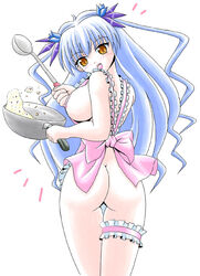 ass barasuishou breasts long_hair nipples rice rozen_maiden