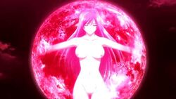 akashiya_moka animated breasts cap dual_persona inner_moka lowres nipples nude pink_hair rosario+vampire screencap silver_hair vampire