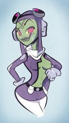 1girls alien alien_girl attea ben_10 ben_10_omniverse breasts female green_skin humanoid incursean