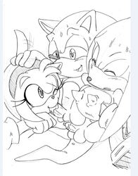 amy_rose bisexual buggery echidna fellatio female fur furry hedgehog interspecies knuckles_the_echidna male monochrome multiple_males oral randomguy999 sketch sonic_(series) sonic_the_hedgehog straight threesome yaoi