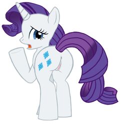 anus bsting equine female friendship_is_magic horn horse my_little_pony pony pussy rarity_(mlp) straight_hair unicorn