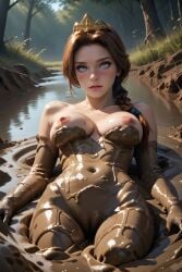 ai_generated cunningstuntda dreamworks female female_only mud nai_diffusion naked nude princess_fiona princess_fiona_(human) shrek_(series) solo stable_diffusion tagme