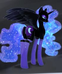 alicorn anus ass dark_persona equine female friendship_is_magic horn justpony my_little_pony nightmare_moon_(mlp) princess_luna_(mlp) pussy solo wings