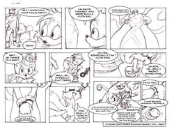 anal anal_sex anthro ass balls canine dialog english_text erection flaccid fox fur furry male male_only masturbation mistake monochrome multiple_males neocat neokat no_humans penetration penis sega sex sonic_(series) tails tentacle text yaoi