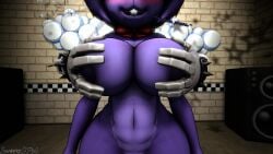 big_ass big_breasts big_butt big_thighs blue_body blue_nipples blue_skin bonfie bonfie_(cryptia) bonfie_(cryptiacurves) bonnie_(cally3d) bunny_ears bunny_girl bunnygir bunnygirl feet five_nights_at_freddy's fnia football footbang fredina's_nightclub frenni_fazclaire furry furry_ass furry_female sfm